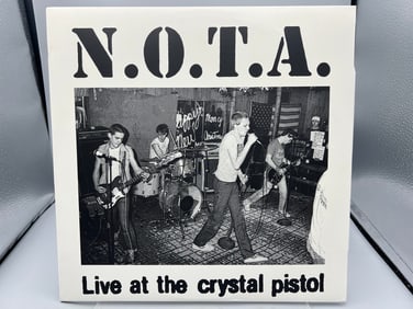 N.O.T.A. (None Of The Above): Live at the Crystal Pistol (2000), reissue, includes lyric sheet