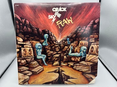 Crack The Sky: Raw (1987), cover has promo cut corner