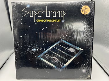 Supertramp: Crime Of The Century (1974), in original shrinkwrap with original price tag
