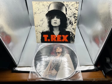 T. Rex (2 LP Lot): The Slider (1972), gatefold; and Where's The Champagne? An Interview With Marc