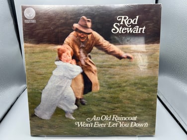 SEALED - Rod Stewart: An Old Raincoat Won't Ever Let You Down (2015), reissue, gatefold, 180 gram