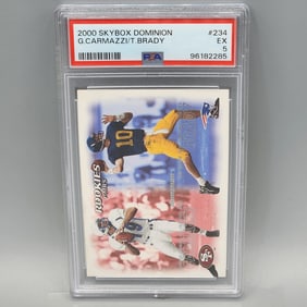 2000 Skybox Dominion Tom Brady #234 PSA 5 Rookie HOF