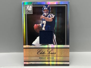 2007 Donruss Elite Philip Rivers Elite Series Game Worn Jersey Relic #/175