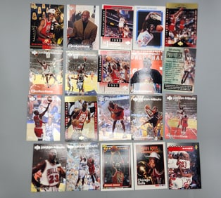 (20) Different Michael Jordan Basketball Cards HOF