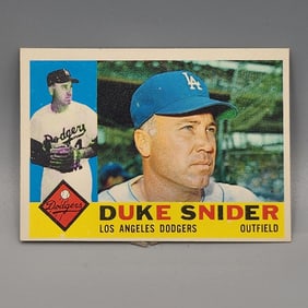 1960 Topps Duke Snider #493 HOF