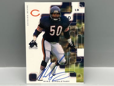 1999 Upper Deck SP Signature Edition Mike Singletary On Card Auto #LH - HOF