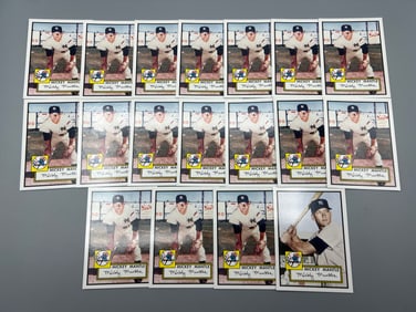 Lot of (18) 2006 Topps Mickey Mantle Baseball Cards