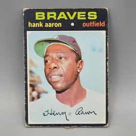 1971 Topps Hank Aaron #400 HOF