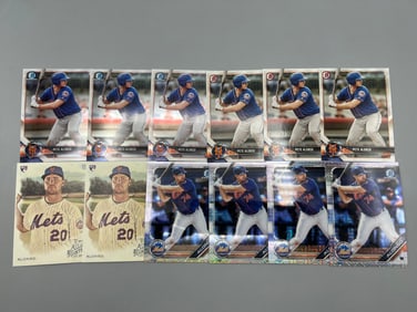 Lot of (12) Pete Alonso Baseball Prospect/Rookie Cards