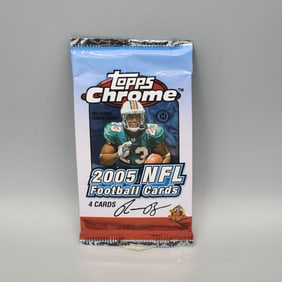 2005 Topps Chrome Football Hobby Pack - Rodgers Rookie Year