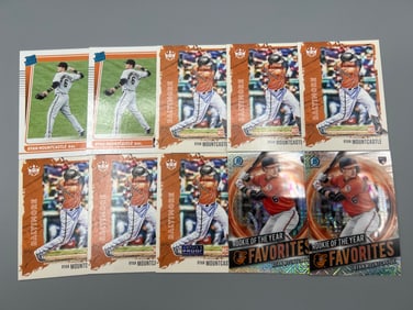 Lot of (10) Ryan Mountcastle Baseball Rookie Cards