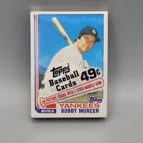 1982 Topps Baseball Cello Pack - Perez on Back