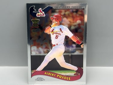 2002 Topps Chrome Albert Pujols RC Cup 2nd Year #160