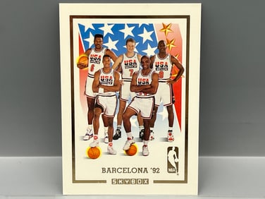 1992 Skybox Dream Team Barcelona Olympics Gold Foil - Michael Jordan, Larry Bird, Magic Johnson