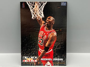 1993-94 Hoops Michael Jordan Face To Face Insert #FT10