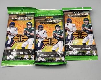 (3) 2021 Illusions Football Value Packs