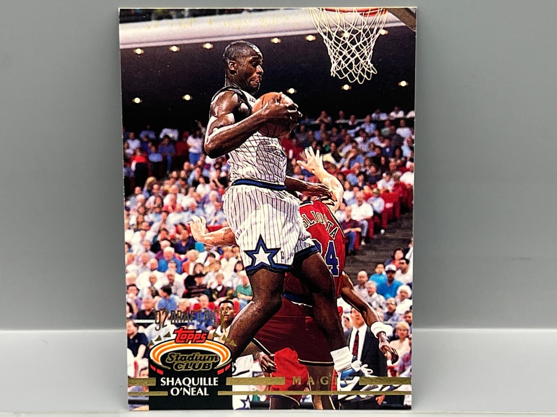 1992-93 Topps Stadium Club Shaquille O'Neal RC #247: 1992-93 Topps Stadium Club Shaquille O'Neal RC #247