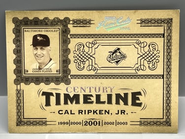 2005 Playoff Prime Cuts Cal Ripken Jr. Century Timeline #50/50