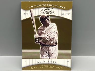 2001 Donruss Classics Babe Ruth Timeless Tributes #047/100