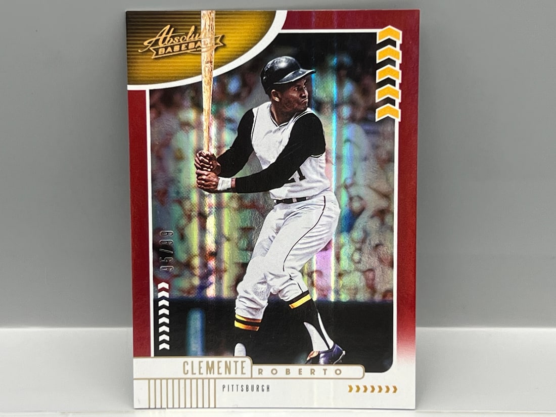 2020 Panini Absolute Roberto Clemente Red #/99 (1 of 2)