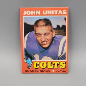 1971 Topps John Unitas #1 HOF