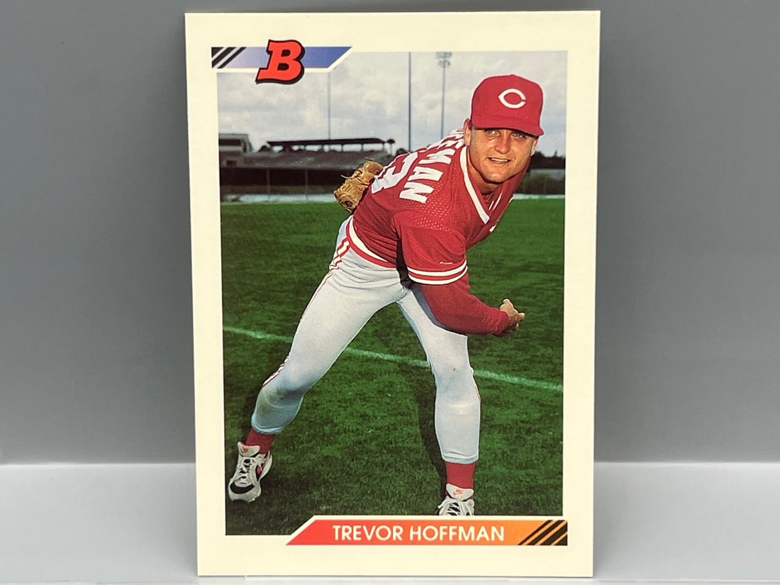 1992 Bowman Trevor Hoffman RC #11 - HOF: 1992 Bowman Trevor Hoffman RC #11 - HOF