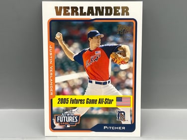 2005 Topps Update Justin Verlander All Star Game RC #UH220