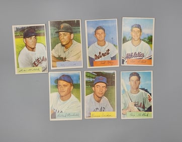 (7) 1954 Bowman Baseball Cards