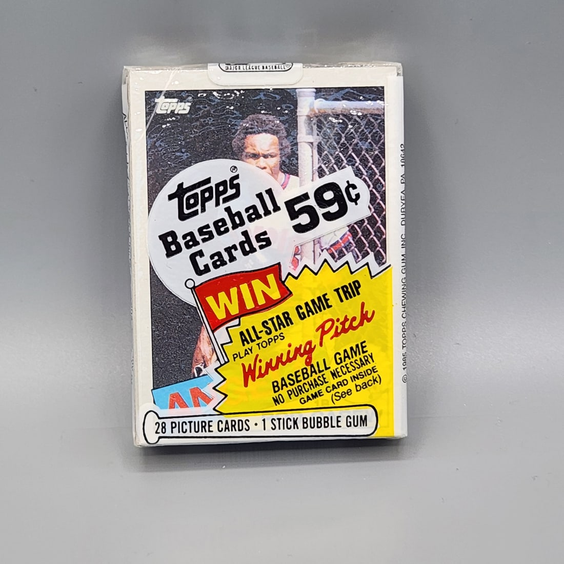 1985 Topps Baseball Cello Pack - Carew on Top (1 of 2)