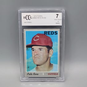 1970 Topps Pete Rose #580 BCCG 7