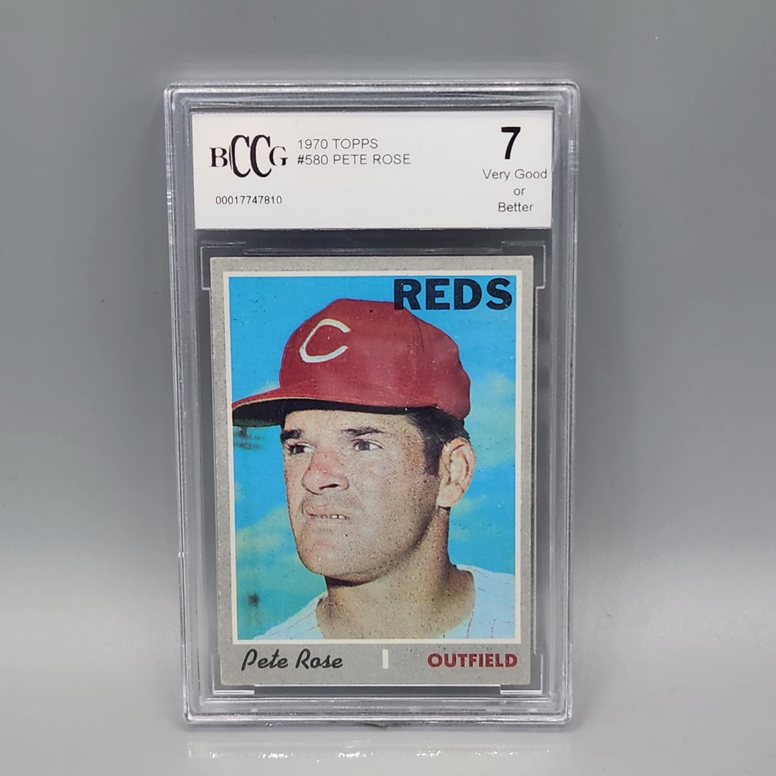 1970 Topps Pete Rose #580 BCCG 7 (1 of 2)