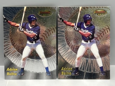 Lot of (2) 1998 Bowman's Best Adrian Beltre Prospects #120