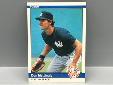 1984 Fleer Don Mattingly RC #131