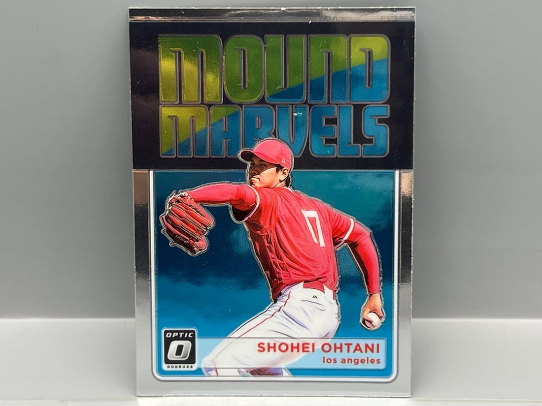 2018 Panini Donruss Optic Shohei Ohtani Mound Marvels RC #MM3: 2018 Panini Donruss Optic Shohei Ohtani Mound Marvels RC #MM3
