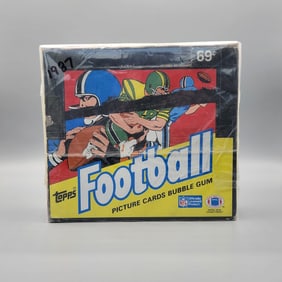 1987 Topps Football Cello Box