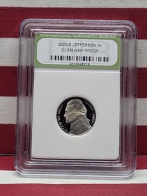 2003-S Jefferson Nickel - Slabbed INB. GEM PROOF DCAM