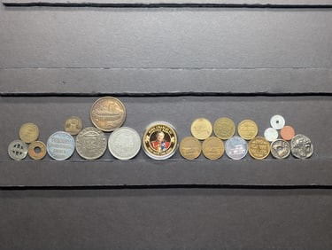 Grab Bag of Various Vintage & Modern Tokens