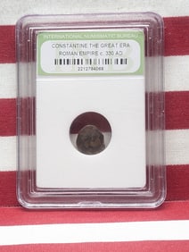 c. 330 AD Constantine the Great Era Roman Empire Coin - INB