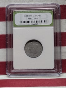 1908 Liberty Head V-Nickel - Slabbed INB.