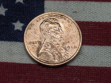 1918 Lincoln Wheat Cent **GEM BU - RED**