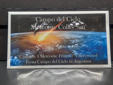 Collection of Meteorites from Campo del Cielo in Argentina - 4 Fragments