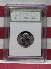 1976-D Washington Bicentennial Quarter - Slabbed INB. BRILLIANT UNC