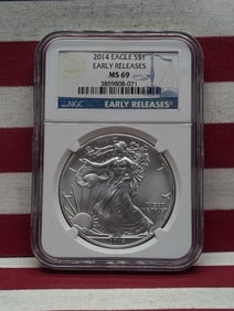 2014 American Silver Eagle - NGC MS69 *Early Release*