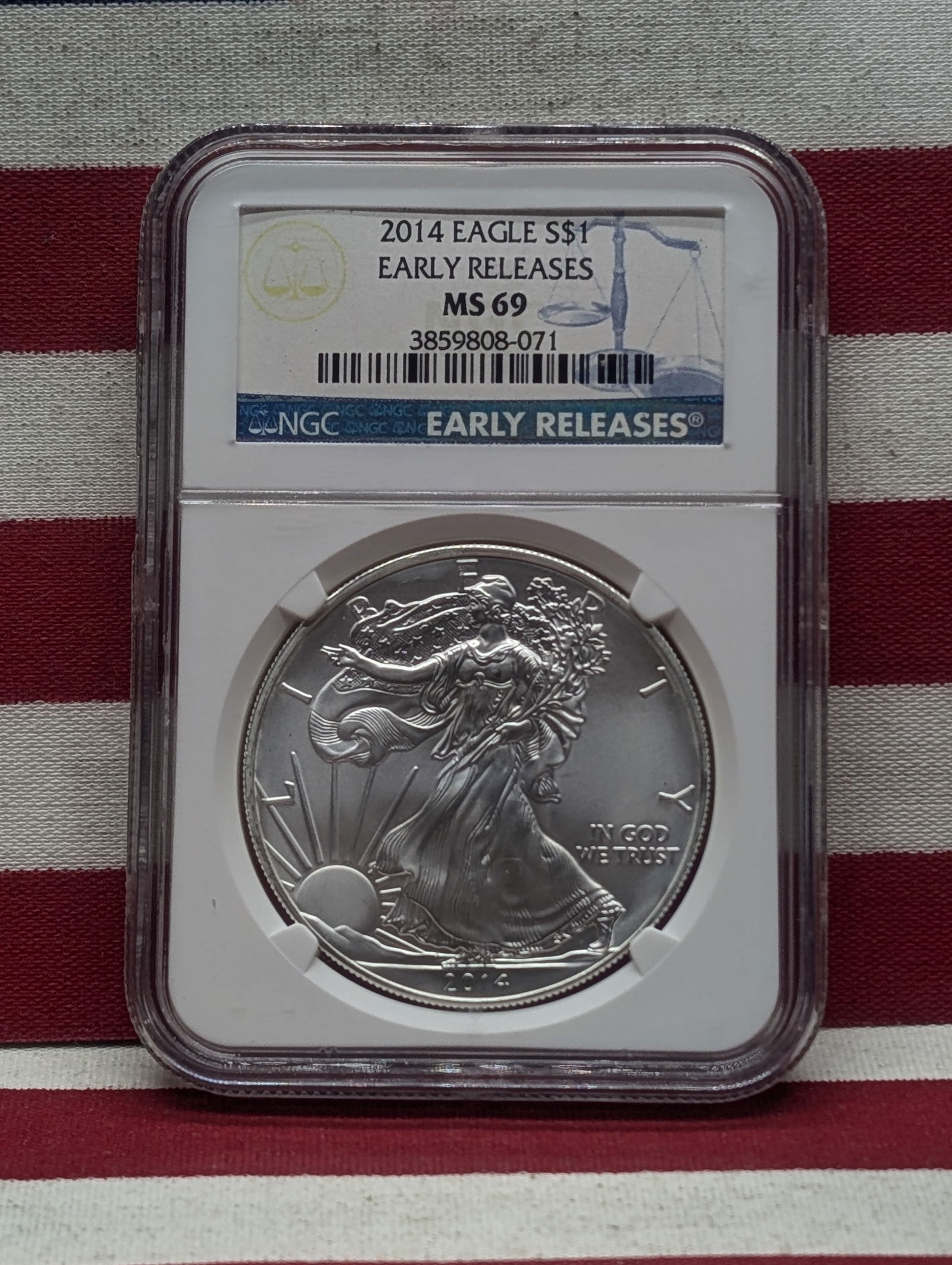 2014 American Silver Eagle - NGC MS69 *Early Release* (1 of 4)