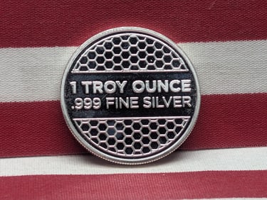 1 Oz. .999 FINE SILVER 9 Fine Mint Designed Coin