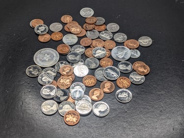 Grab Bag of Various Vintage Canadian Proof Coins Including Silver