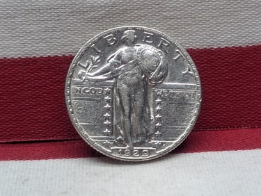 **CHOICE AU** 1929-S Standing Liberty Quarter