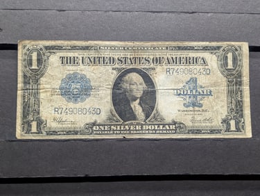 1923 $1 Horse Blanket silver certificate. Last of the big ones.