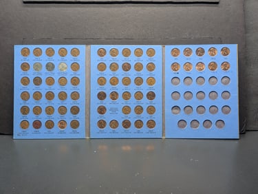 Complete Set of Lincoln Wheat Cents from 1941-1958 D, Plus 18 Lincoln Memorial Cents From 1959 to