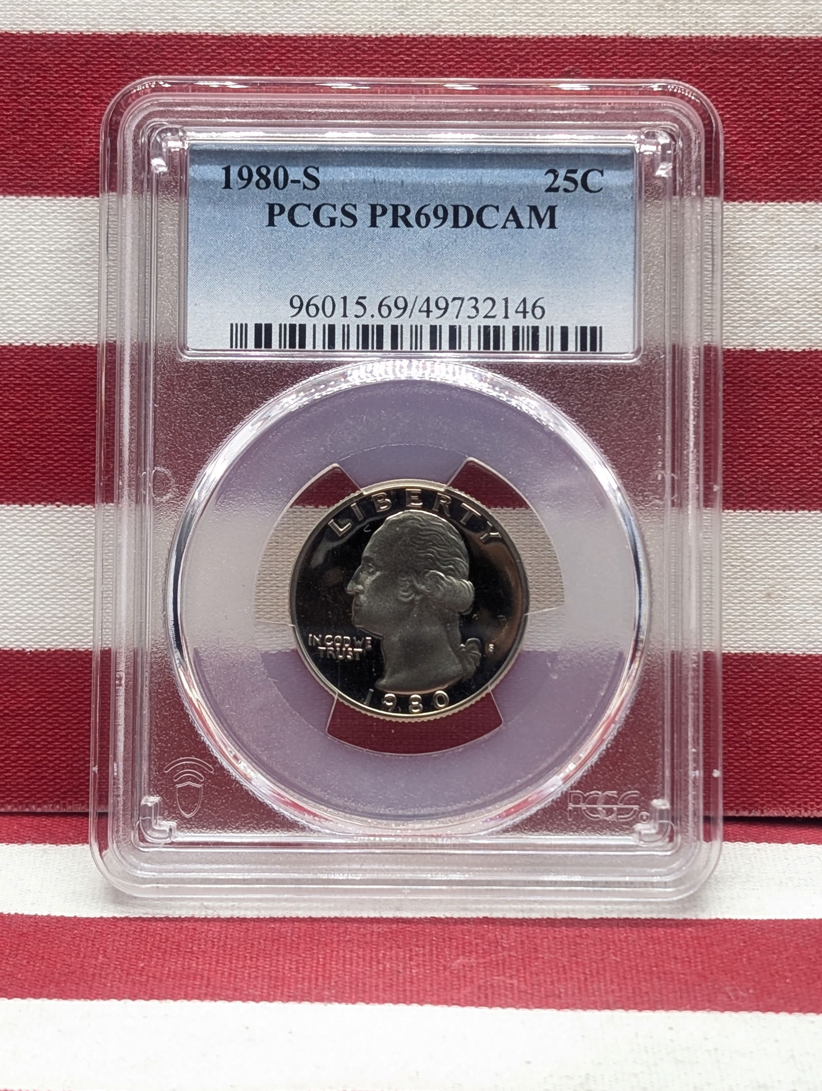 1980-S PROOF Washington Quarter - PCGS PR69 DCAM (1 of 4)